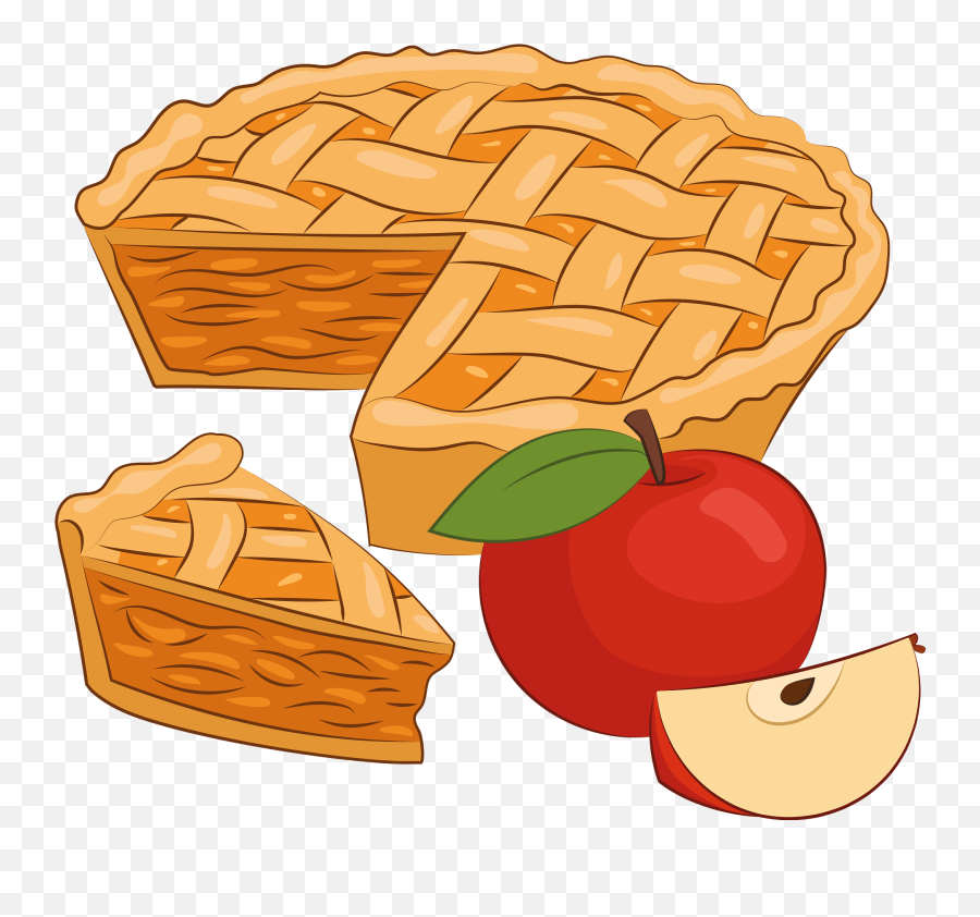 Apple Pie Clipart - Whole Apple Pie Clipart Emoji,Apple Pie Clipart