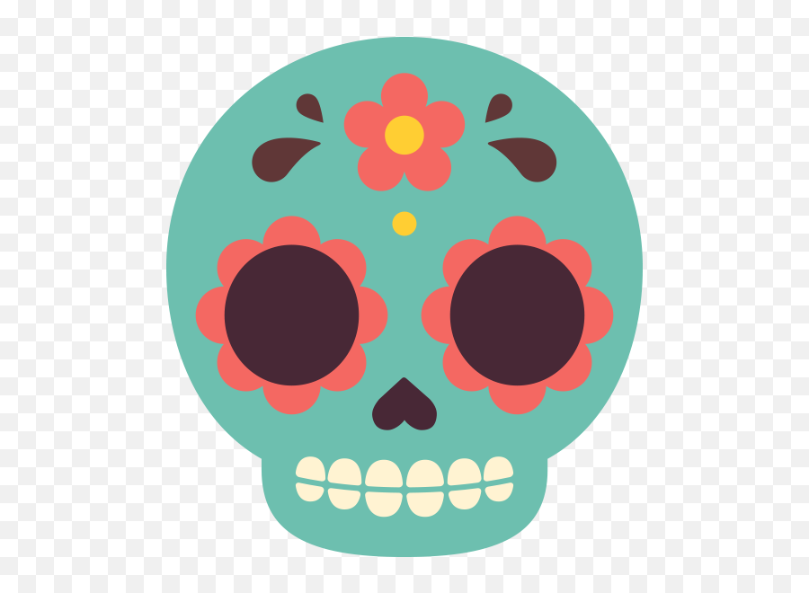 Image - Cute Sugar Skull Vector 718x808 Png Clipart Download Cute Sugar Skull Transparent Emoji,Sugar Skull Clipart