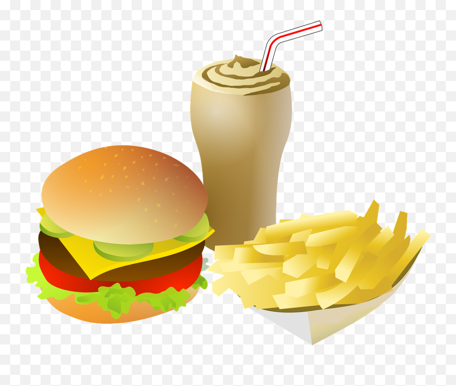 Animated Chips And French Fries Image - Fast Food Clipart Fast Food Clipart Transparent Emoji,Chips Clipart