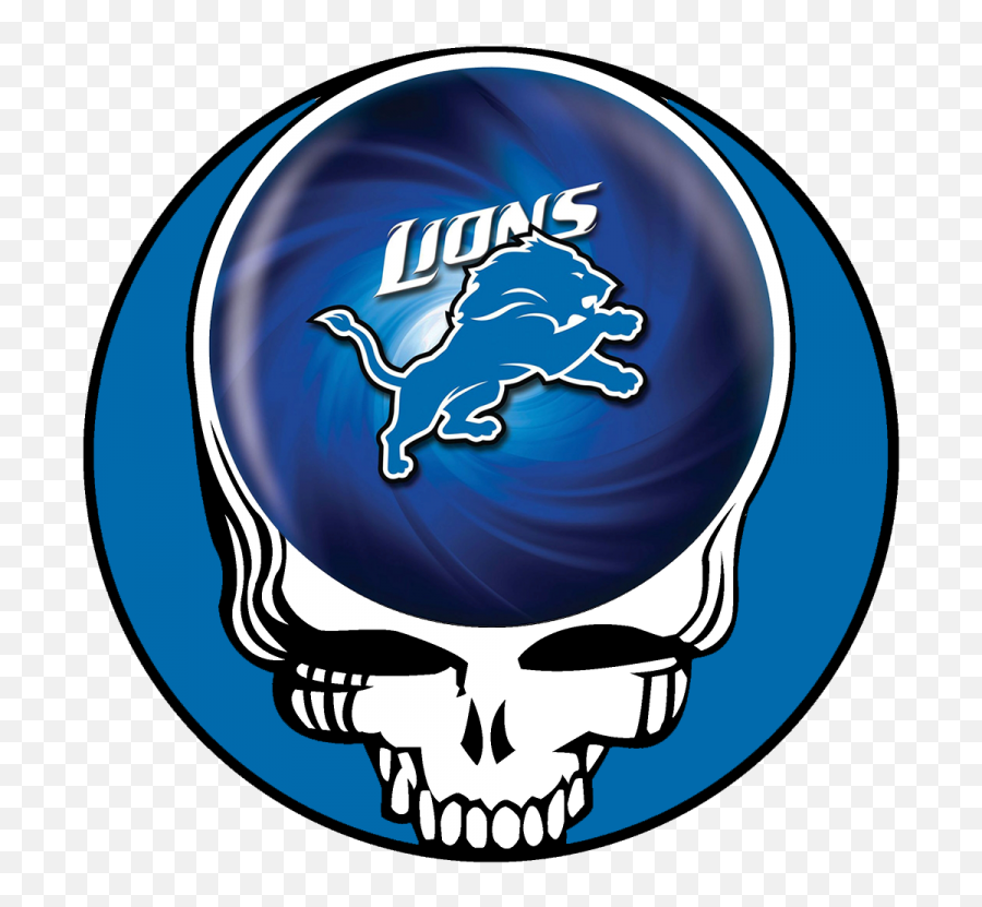 Detroit Lions Skull Logo Iron - Steal Your Face Emoji,Detroit Lions Logo