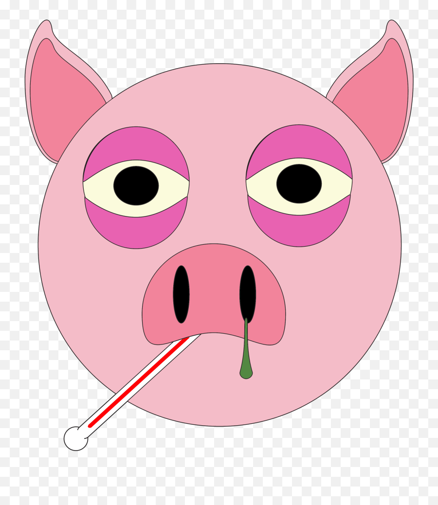 Pigs Clipart Mini Pig Pigs Mini Pig - Sick Pig Drawing Emoji,Pig Transparent