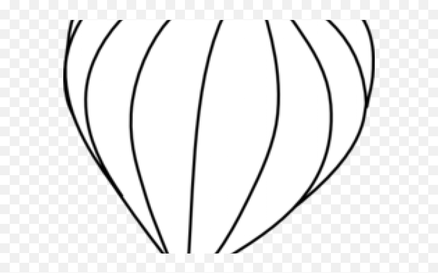 Hot Air Balloon Clipart Black And White Transparent - Language Emoji,Balloon Clipart Black And White