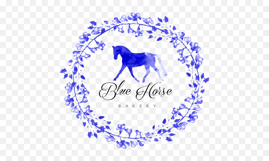 Blue - Horsebakerynewlogoblankbackground U2013 Blue Horse Bakery Decorative Emoji,Horse Logo