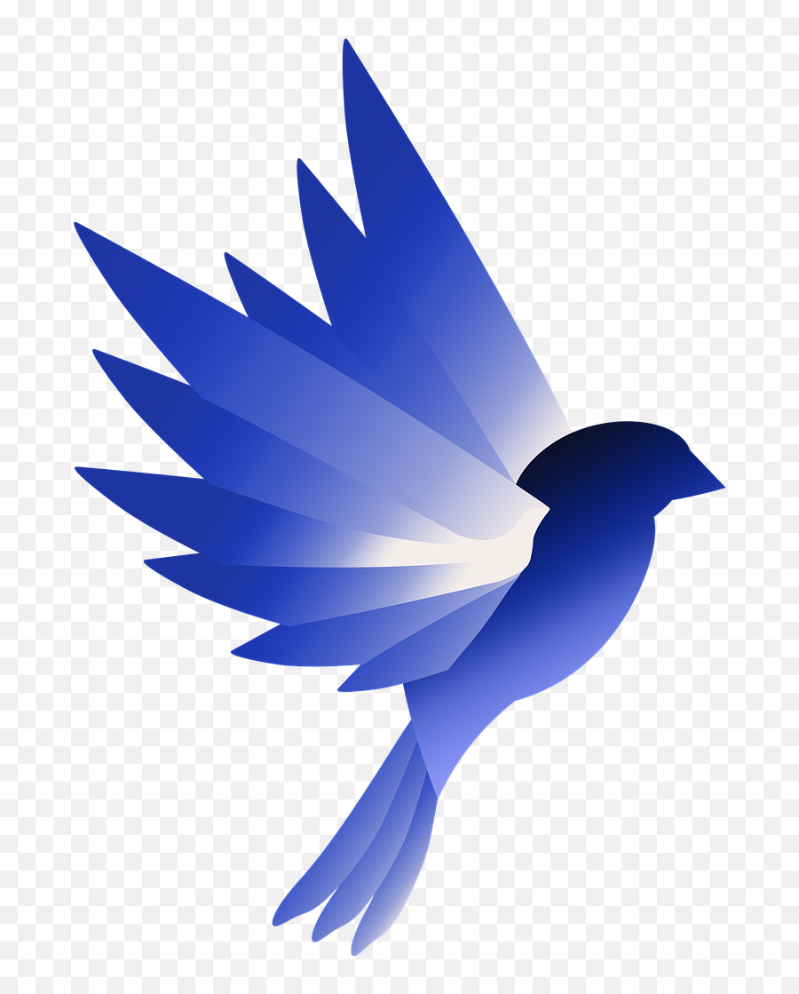 Logo Bird Blue - Blue Bird Png Logo Emoji,Bird Logo