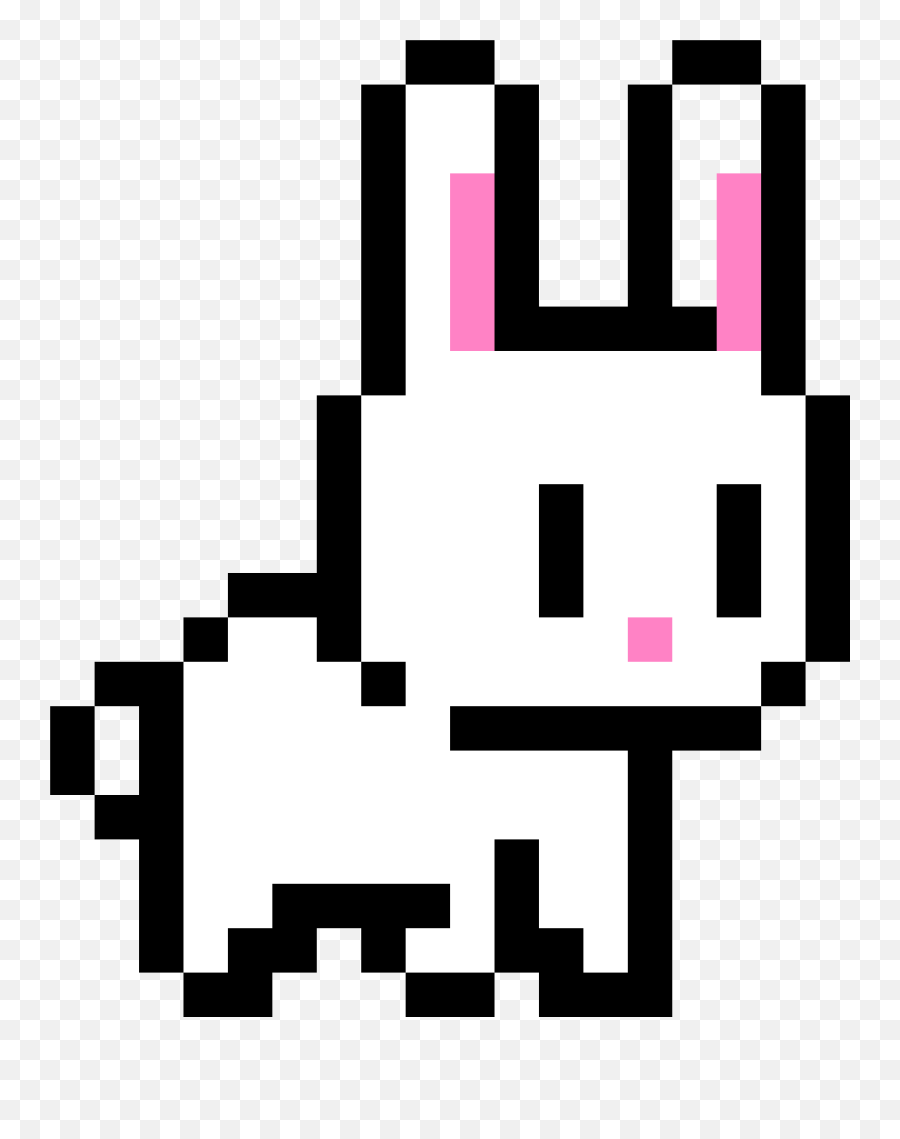 Download Bunny Transparent Pixel Art - Mushroom Mario Pixel Art Emoji,Transparent Pixel