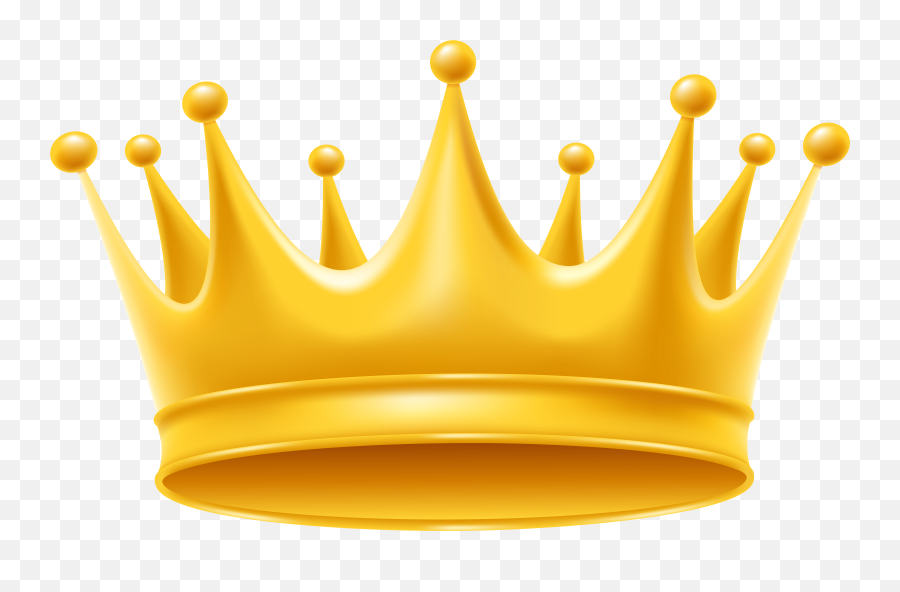 Crowns Clipart Cool Crown - Yellow Crown Emoji,Crown Png