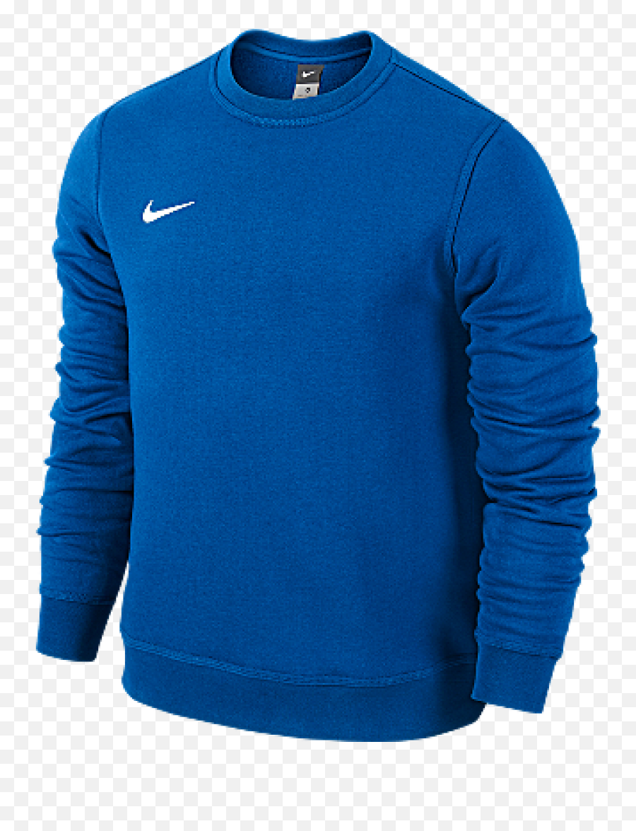 Royal Blue Nike Crewneck Sweatshirt - Nike Kids Team Club Sweatshirt Emoji,Nike Logo Sweatshirts