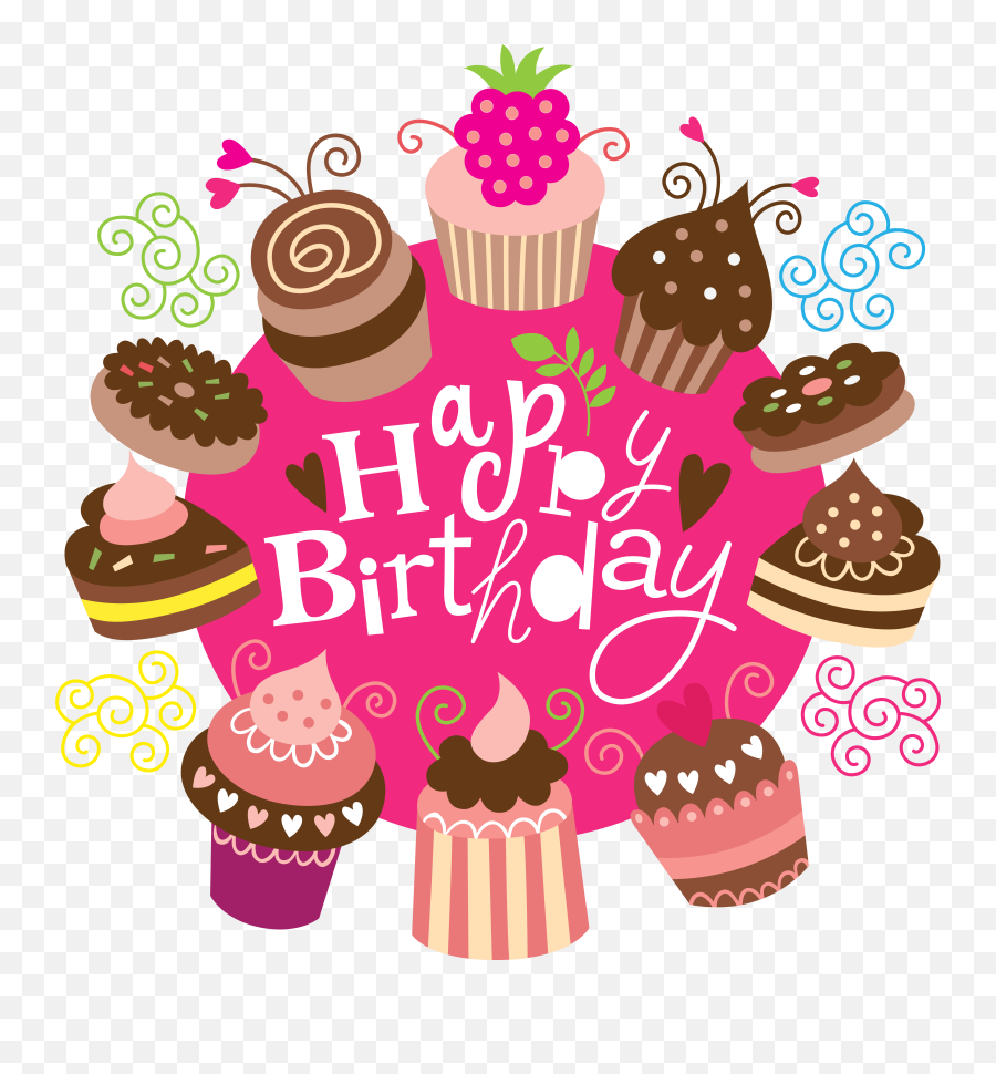 Happy Birthday Clipart With Cakes Image - Happy Birthday Birthday Clipart Emoji,Happy Birthday Clipart