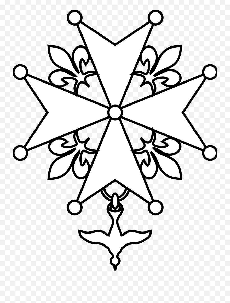 Huguenot Cross - Wikipedia Emoji,Maltese Cross Logo