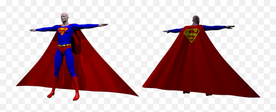 Superman - Cg Cookie Emoji,Superman Cape Png