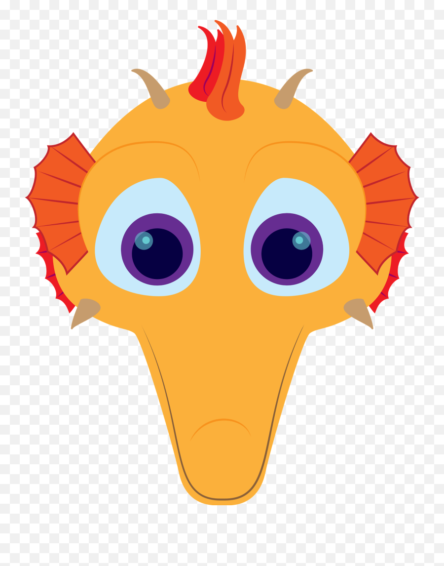 Seahorse Face Clipart Free Download Transparent Png - Ugly Emoji,Seahorse Clipart