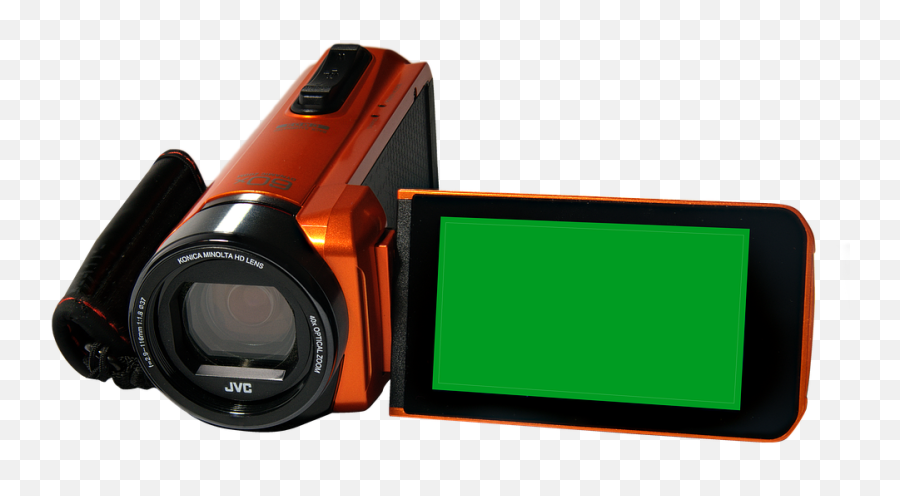 Digital Camera Orange Green - Free Image On Pixabay Emoji,Green Background Png