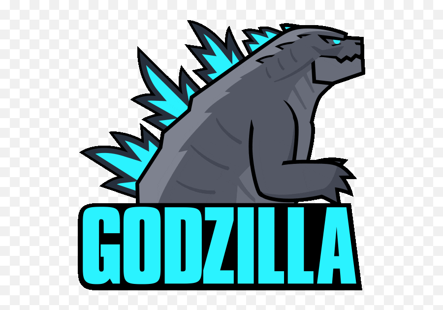 Via Giphy Godzilla Wallpaper All Godzilla Monsters Emoji,Godzilla Transparent Background