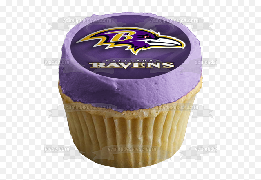 Baltimore Ravens Logo Nfl Edible Cake - Birthday Cake Sean Connery Bond Emoji,Baltimore Ravens Logo