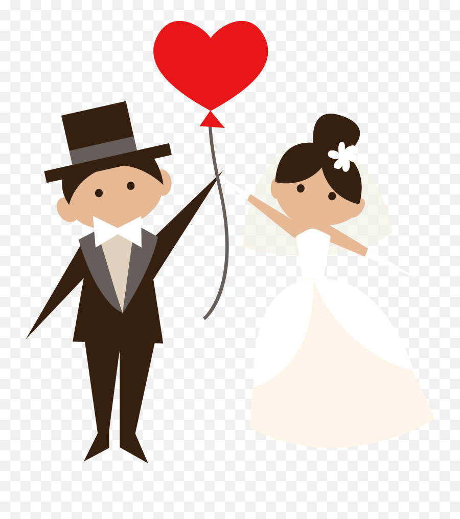Wedding Clipart Png Image 02 - Wedding Countdown 3 Days To Go For Wedding Emoji,Bride And Groom Clipart