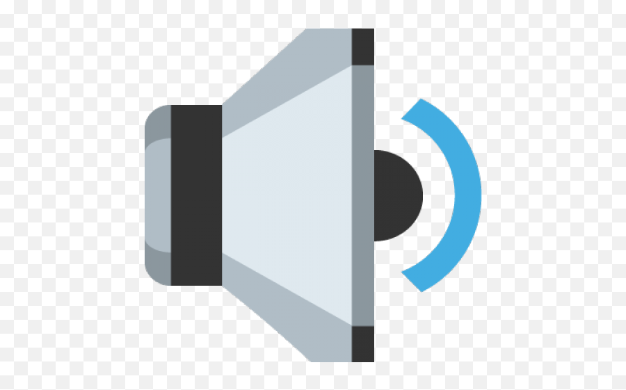 Sound Wave Clipart Speaker - Sound On Emoji Png Download Speaker High Volume Emoji,Wave Emoji Png