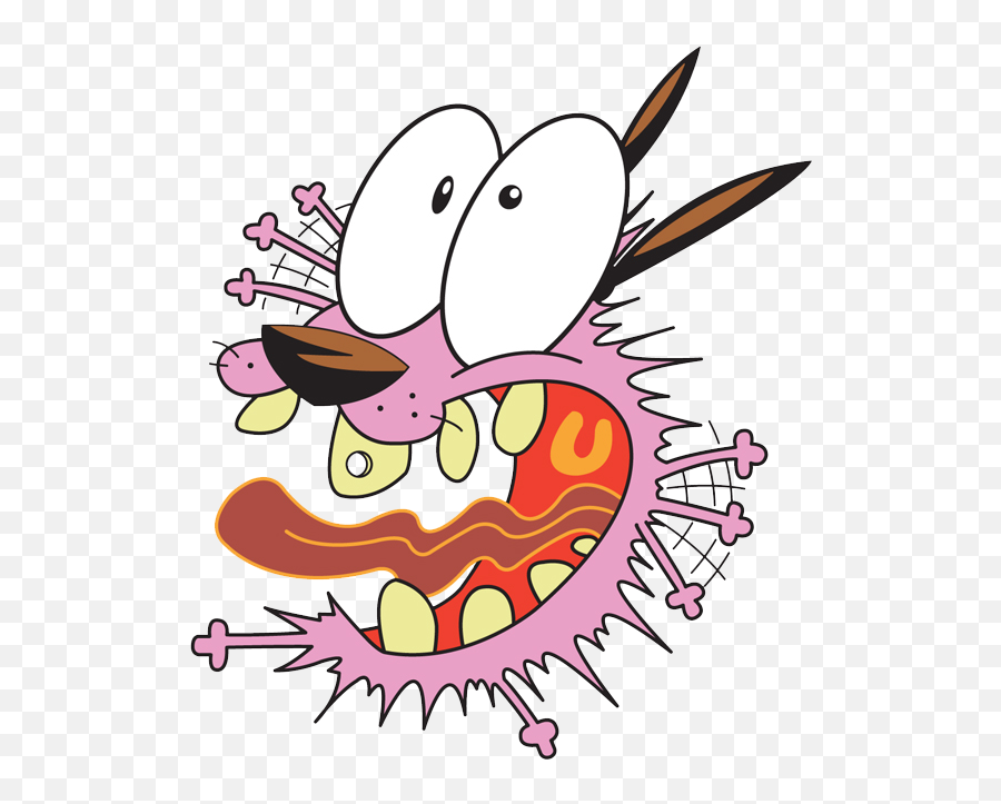 Courage The Cowardly Dog Png Clipart - Courage The Cowardly Dog Scream Emoji,Courage The Cowardly Dog Png