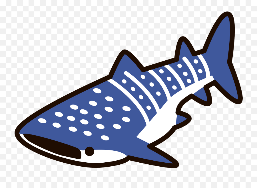 Whale Shark Clipart Free Download Transparent Png Creazilla - Clipart Whale Shark Png Emoji,Baby Shark Clipart