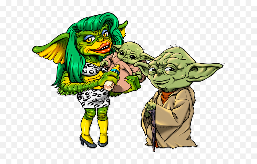 Yoda Baby Yoda And Greta - Yoda Emoji,Baby Yoda Png