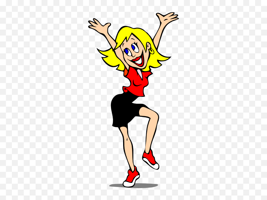 Download Hd Silly Dancing People Clipart - Leather Hoop Cartoon Dancing Woman Emoji,Crowd Of People Clipart