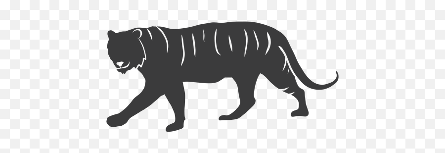 Tiger Stripe Tail Silhouette - Transparent Png U0026 Svg Vector File Tigre Silueta Emoji,Tiger Transparent Background