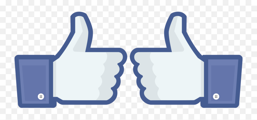 Thumbs Up Facebook Logo Png Transparent Facebook Thumbsup - Like Emoticon Emoji,Facebook Logo