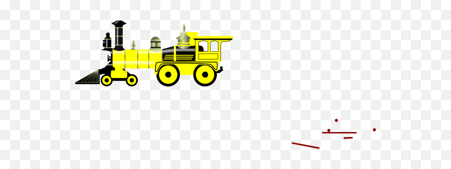 Yellow Steam Train Clip Art At Clker Emoji,Steam Locomotive Clipart