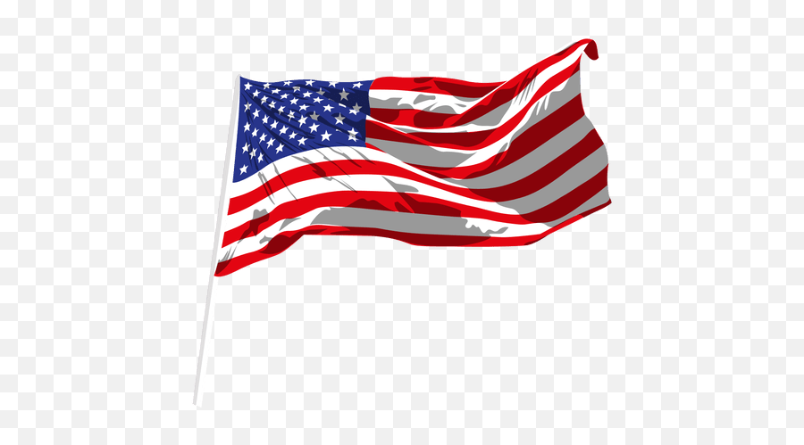 Usa Flag Free Png Image - Transparent Waving America Flag Emoji,Usa Flag Png