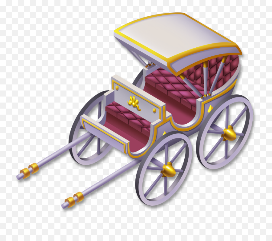 Download White Carriage - White Carriage Hay Day Png Image Emoji,Princess Carriage Clipart