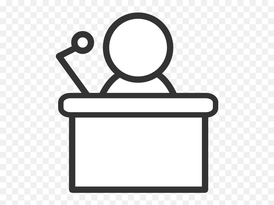 Podium Clipart Speaker Podium Podium - Clip Art Podium Emoji,Speaker Clipart