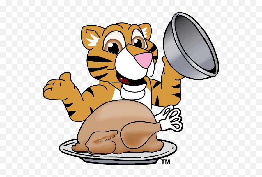 Thanksgiving Images - Mascot Junction Emoji,Tiger Cub Clipart