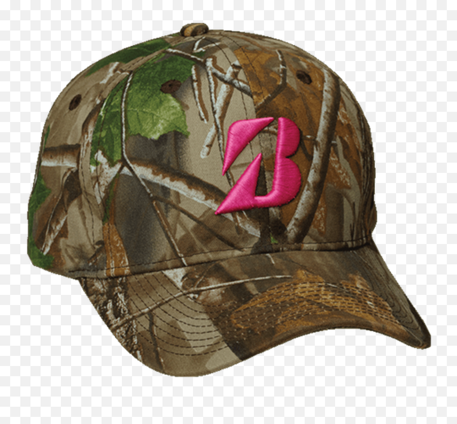Bridgestone Realtreer Camouflage Cap - Pink Camouflage For Adult Emoji,Realtree Logo