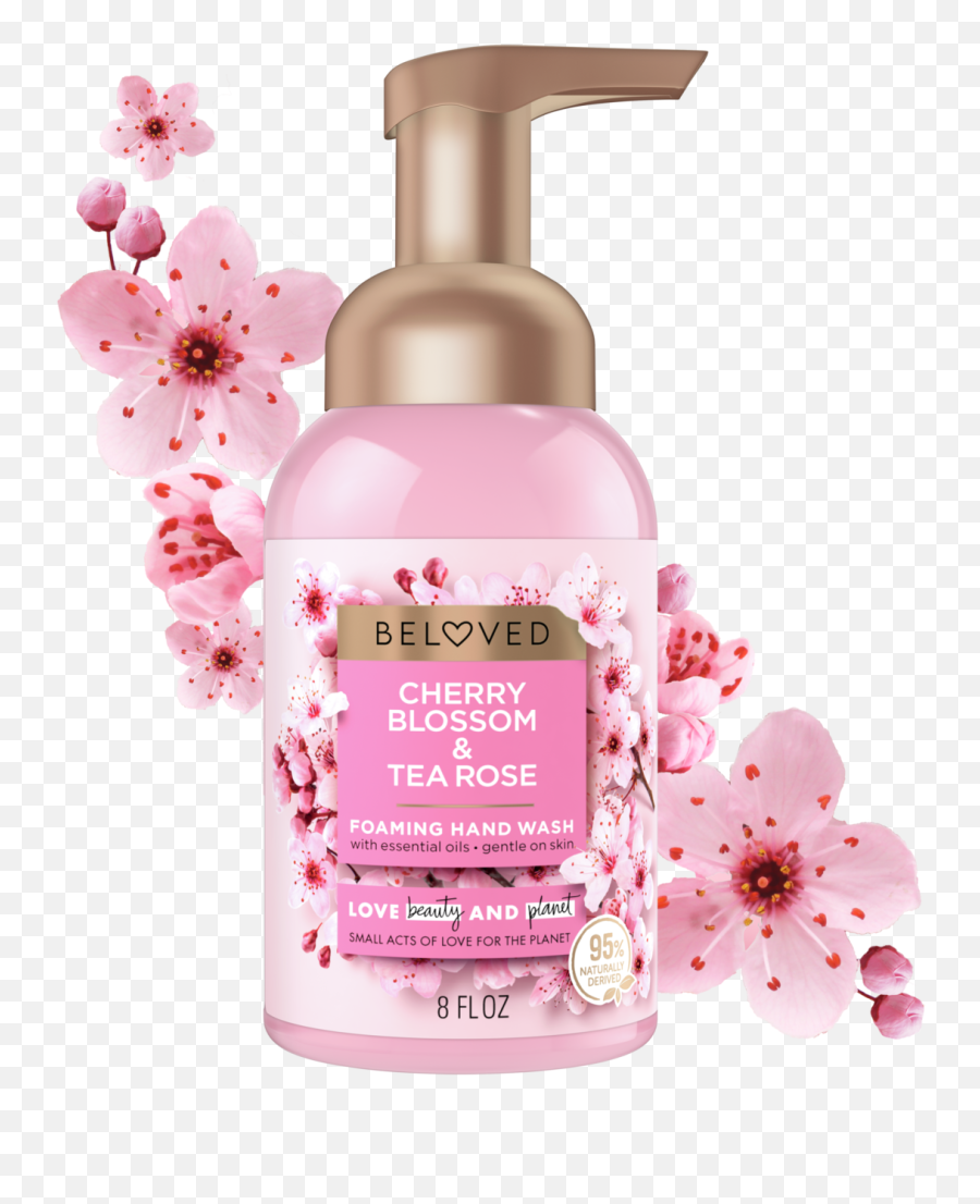 Cherry Blossom U0026 Tea Rose Love Beauty And Planet Emoji,Sakura Petal Png
