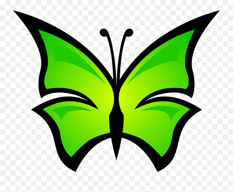 Butterfly Clipart Clipartiki - Clipartingcom Butterfly Green Clipart Emoji,Butterfly Clipart
