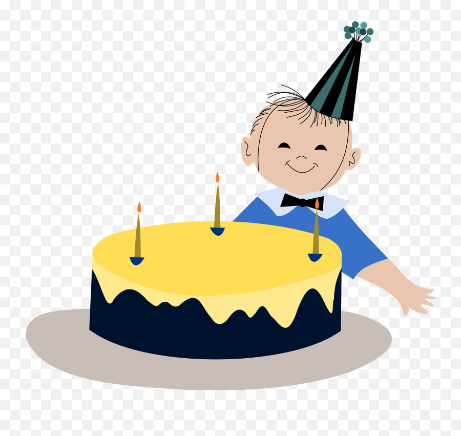 Kidu0027s Birthday Clipart Free Download Transparent Png - Clip Art Boy With Cake Emoji,Birthday Clipart