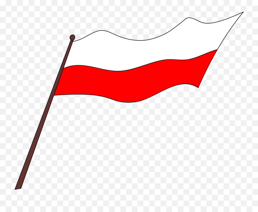 Red Flag Area Flag Png Clipart - Polish Flag Clipart Emoji,Red Flag Png
