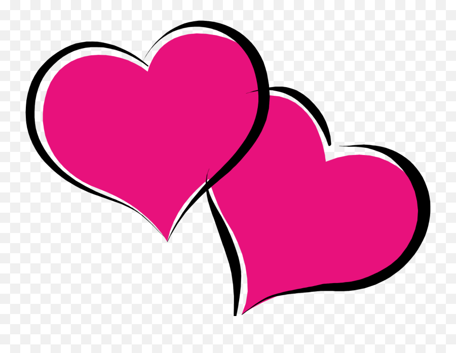 Pink Hearts Png - Love Clipart Emoji,Heart Clipart