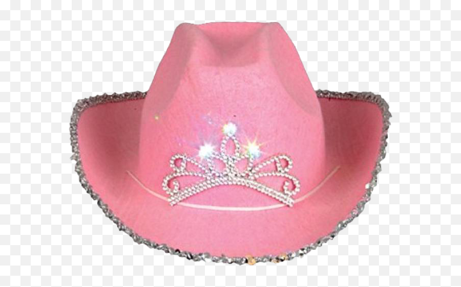 Pink Cowboy Hat Transparent Images Png Arts - Pink Cowboy Hat With Tiara Emoji,Cowboy Hat Png