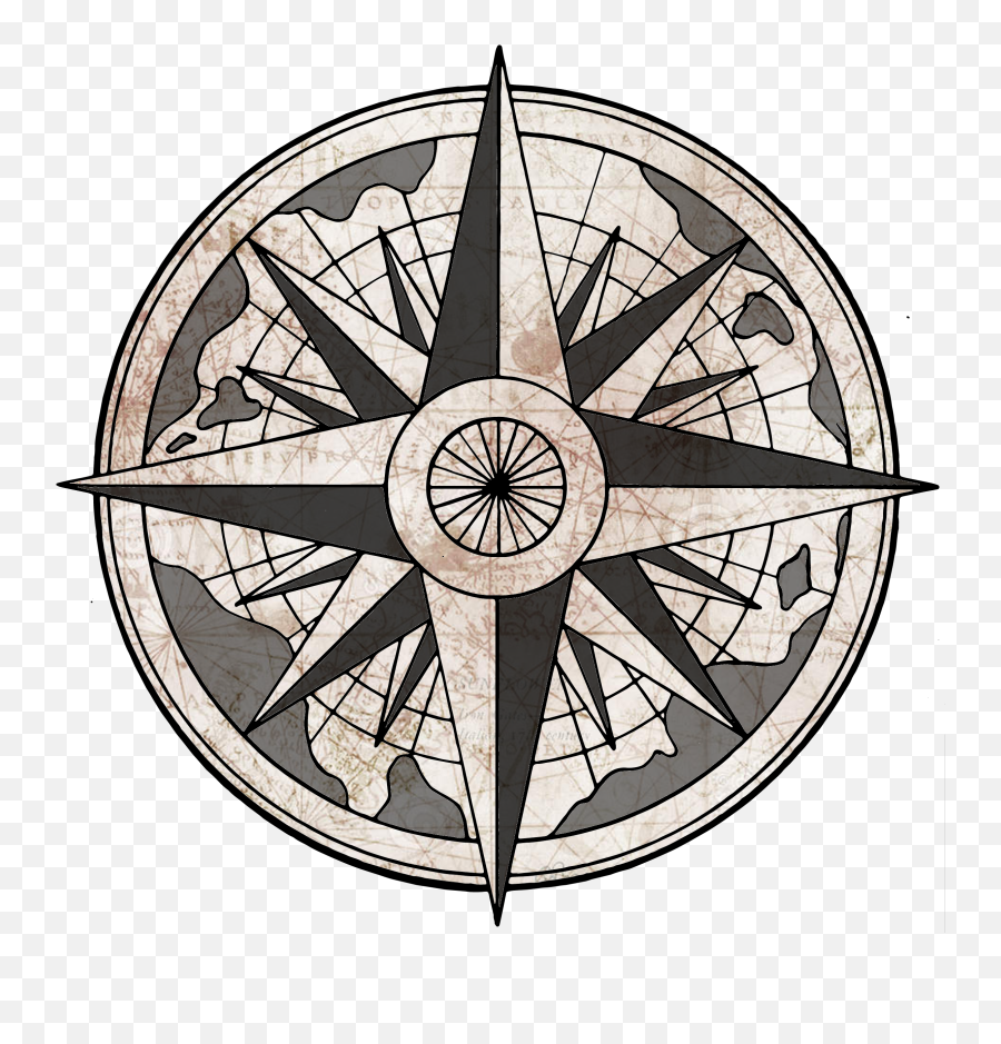 Nautical Compass Rose Clipart - Marco Zero Square Emoji,Compass Rose Clipart