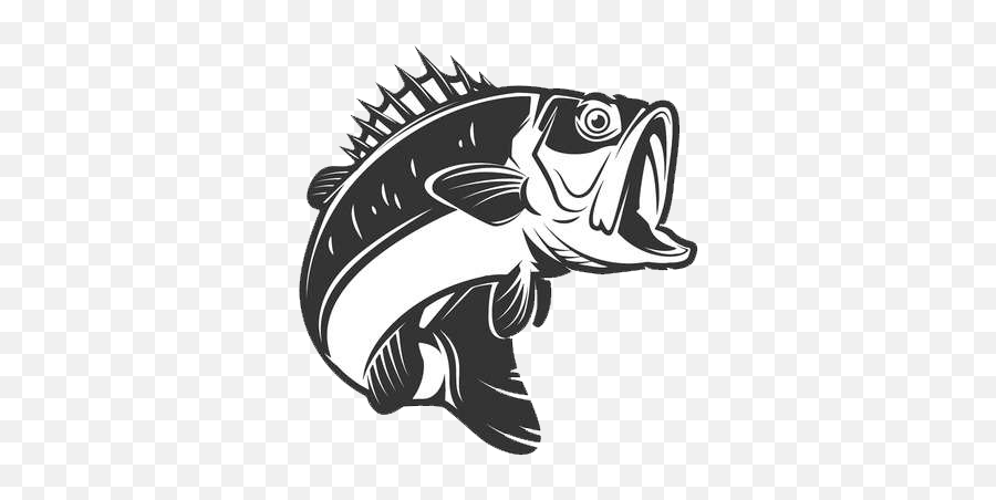 34 Fish Clipart Black And White Ideas - Jumping Fish Graphic Emoji,Fish Clipart Black And White