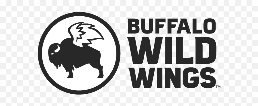 Martin Agency - Buffalo Wild Wings Logo One Color Emoji,Buffalo Wild Wings Logo