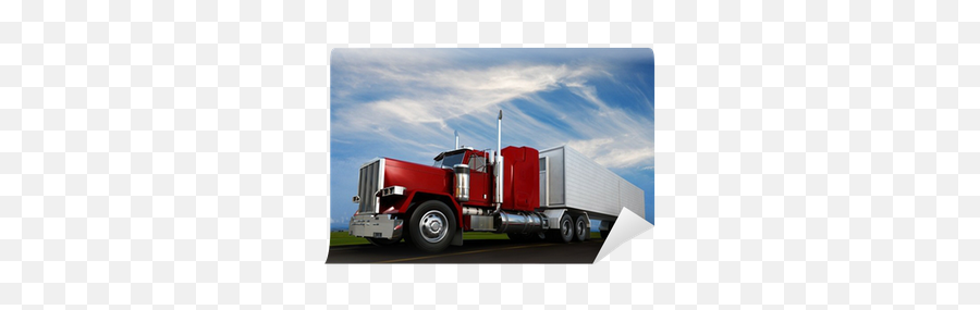 Big 18 Wheeler Wall Mural U2022 Pixers - We Live To Change Emoji,18 Wheeler Png