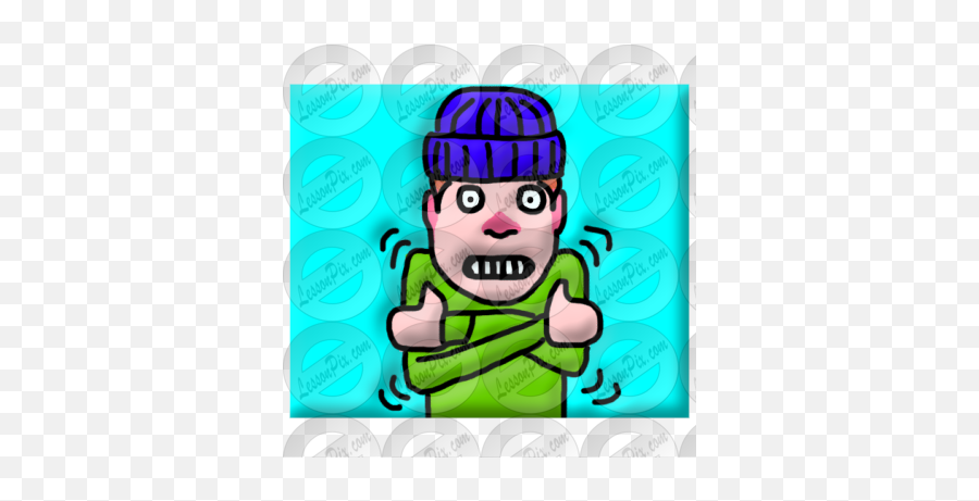 Cold Picture For Classroom Therapy Use - Great Cold Clipart Fictional Character Emoji,Cold Clipart
