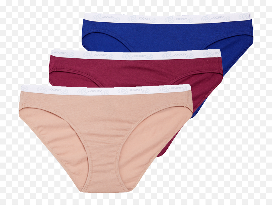 Jockey Bikini Panties - 3 Pack Emoji,Pink Logo Panty