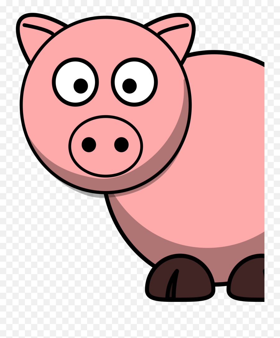 Pig Svg Vector Pig Clip Art - Svg Clipart Emoji,Flying Pig Clipart