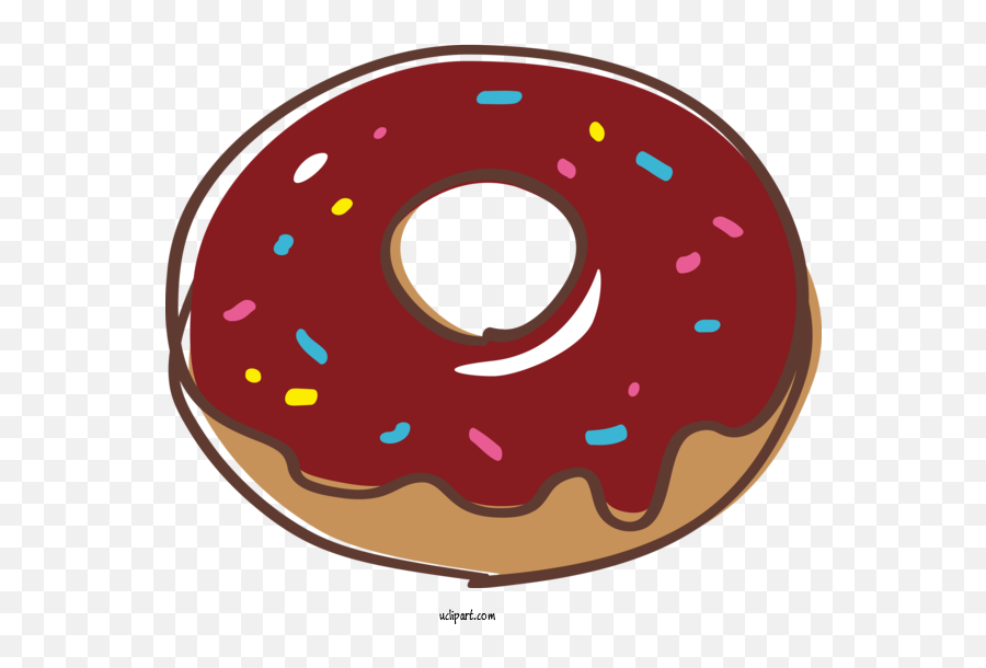 Food Doughnut Ciambella Baked Goods For Donut - Donut Emoji,Donut Clipart Png