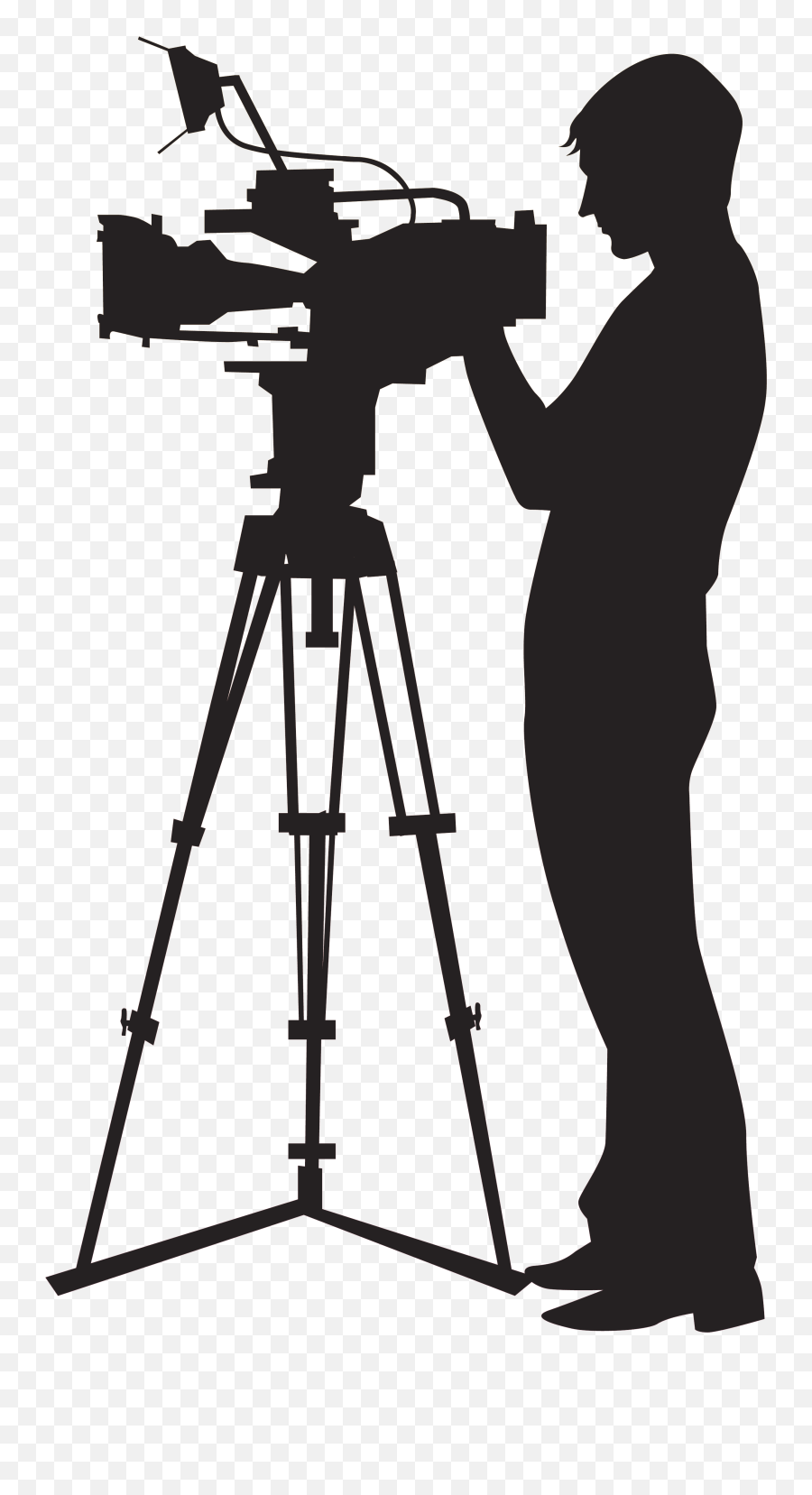 Camera Operator Video Camera Clip Art - Camera Man Clip Art Video Shooting Camera Png Emoji,Video Clipart