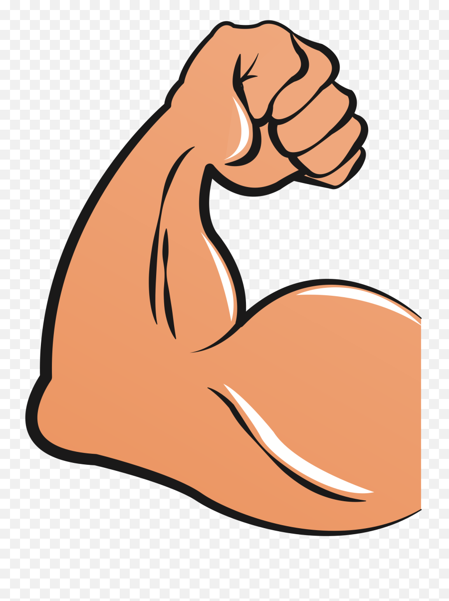 Clip Art Details - Biceps Clipart Emoji,Muscle Clipart