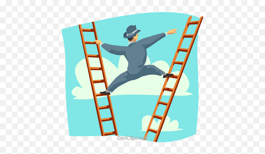 Climbing The Corporate Ladder Royalty - Corporate Ladder Png Emoji,Ladder Clipart