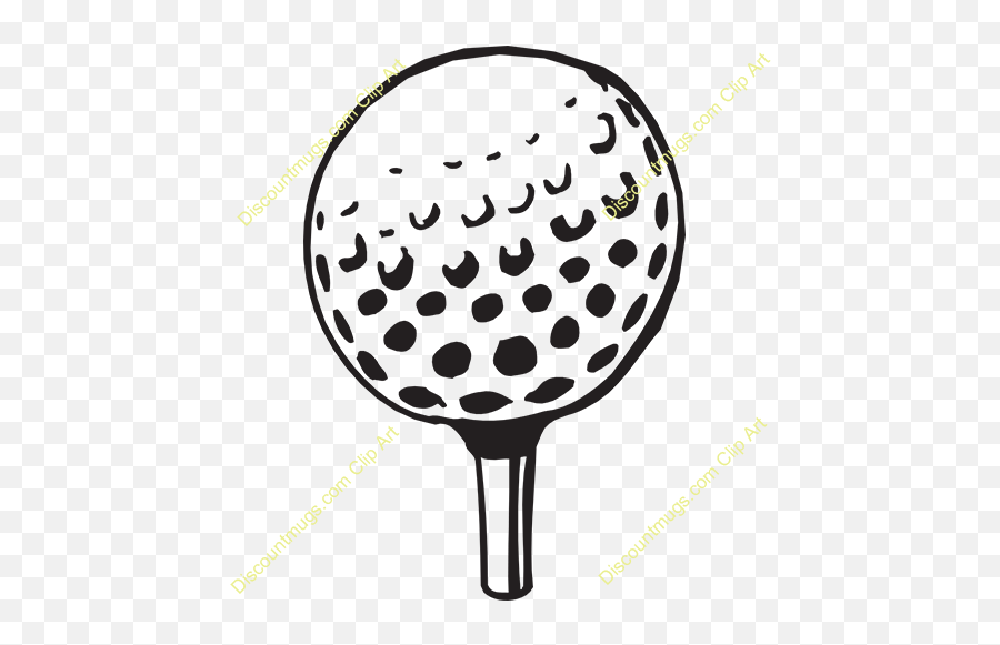 Download Golf Ball On Tee Clip Art Clipart Panda Free - Golf Ball Emoji,Art Clipart